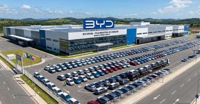 Complexo Industrial da BYD em Camaçari (BA) / Divulgação