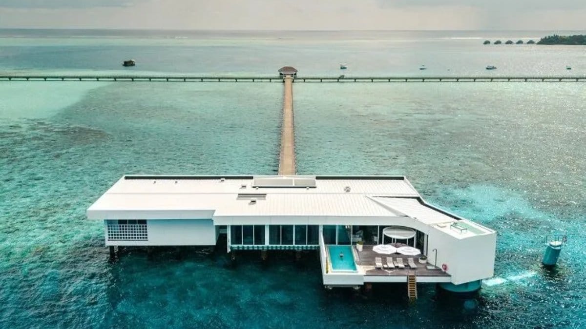 Hotel submarino Maldivas (Foto: Divulgação/Conrad Maldives Rangali Island)