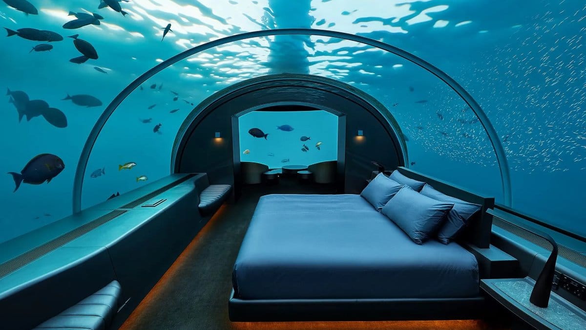 Hotel submarino Maldivas (Foto: Divulgação/Conrad Maldives Rangali Island)