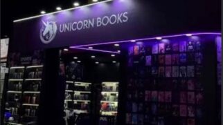 Estande da Unicorn Books na Bienal do Livro de 2026 em São Paulo. (Foto: Divulgação/Unicorn Books)