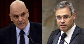 Alexandre de Moraes e André Mendonça se tornaram rivais no STF / Marcelo Camargo/Agência Brasil / Nelson Jr./STF