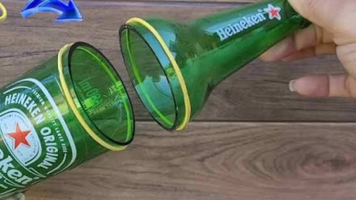 cortar garrafas de vidro