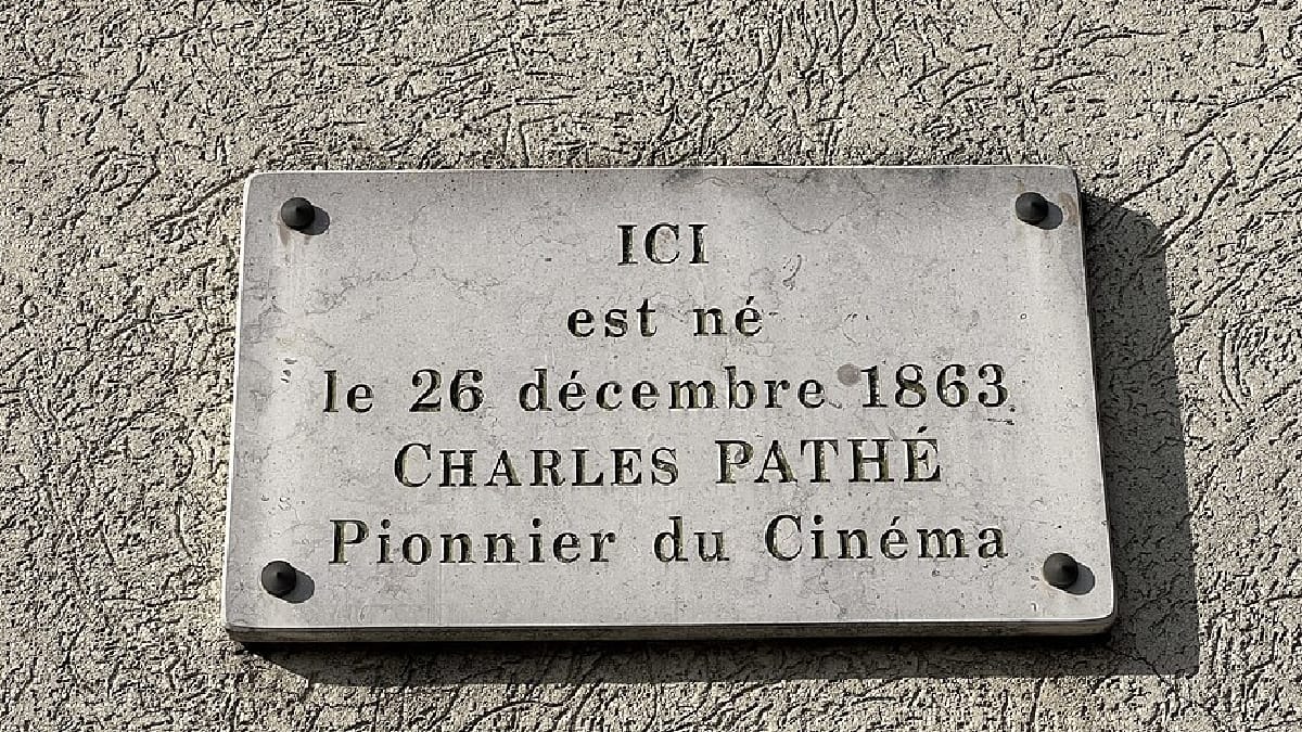 Lápide de Charles Pathé