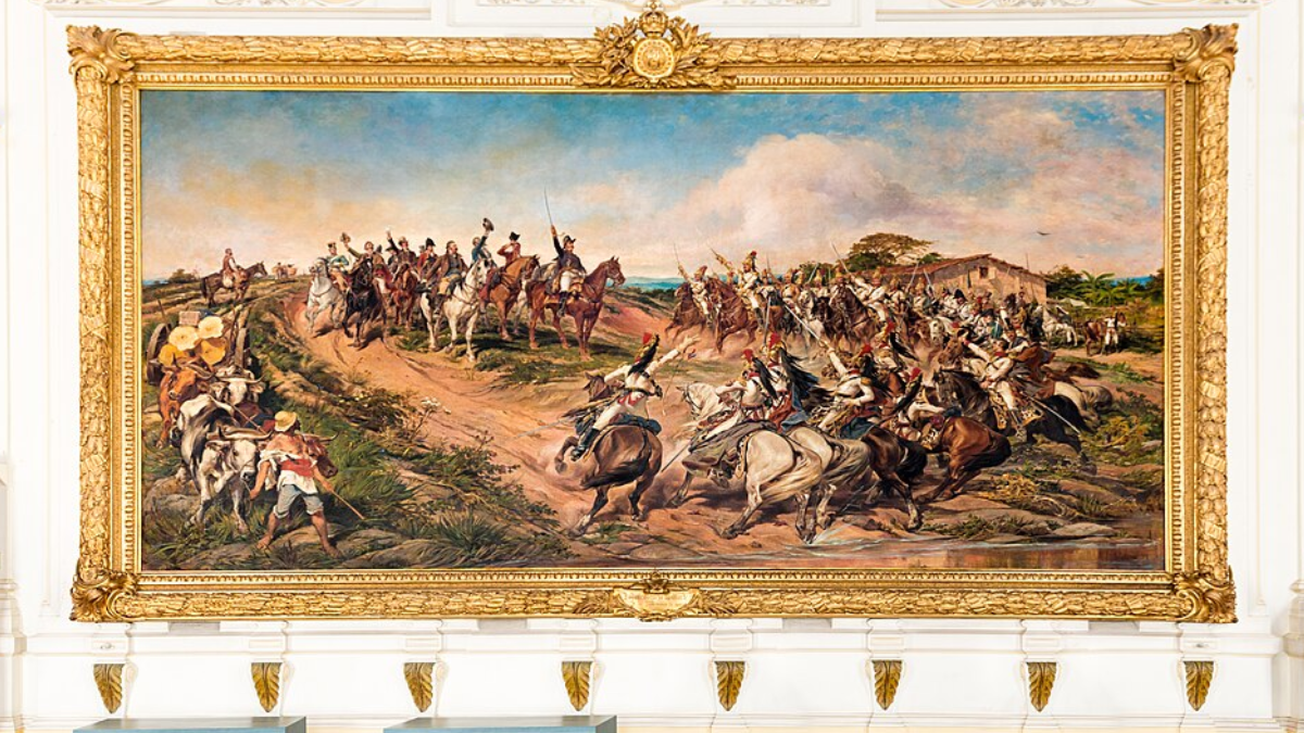 Independência ou Morte! foi concluída em 1888 e hoje ocupa posição monumental no Museu do Ipiranga (Foto: Rodrigo Tetsuo Argenton / Wikimedia Commons)