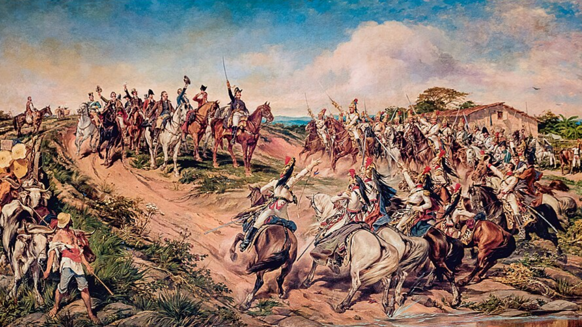 Era uma pintura histórica, não uma reportagem (Foto: Pedro Américo / Museu Paulista)