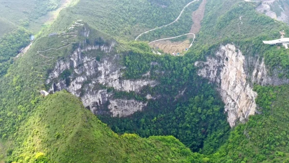 Floresta subterrânea China/Song Wen Xinrua/Reprodução