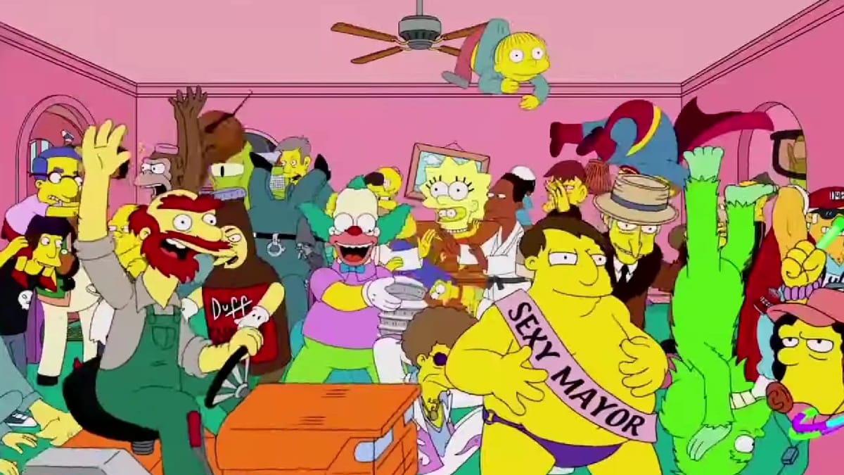 Harlem Shake nos Simpsons