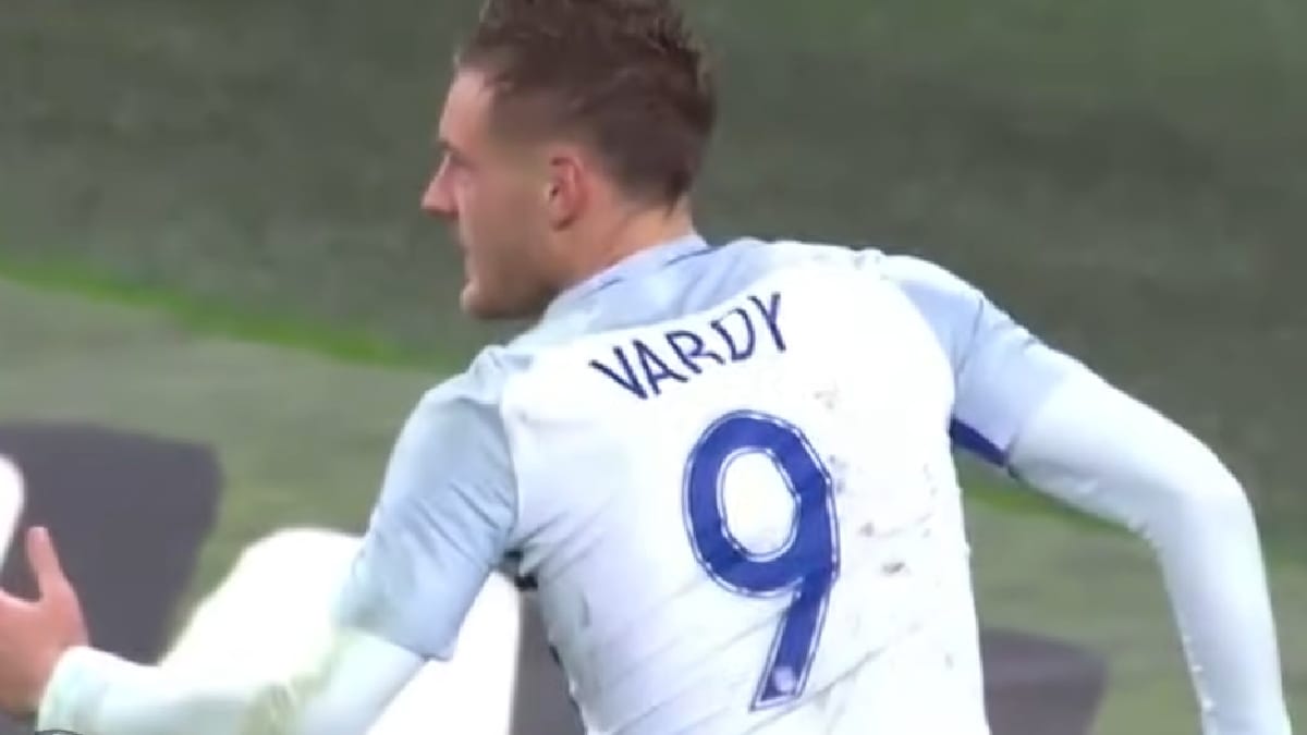 Jamie Vardy no Mannequin Challenge