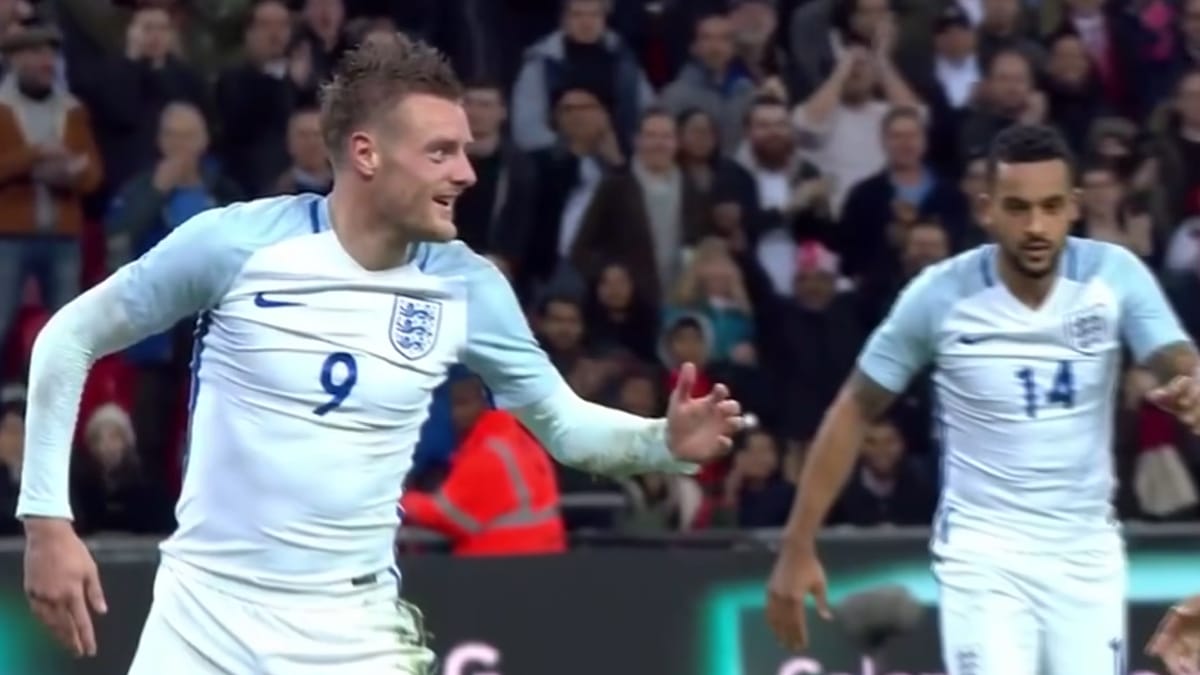 Jamie Vardy no Mannequin Challenge