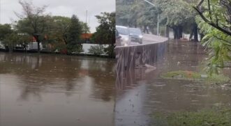 Rio Tietê sobe e fica perto de transbordar após chuva forte em São Paulo /Reprodução