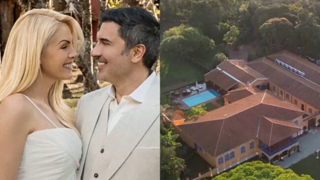 Ana Hickmann e Edu Guedes se cassam em fazenda no interior de SP /Reprodução/Instagram