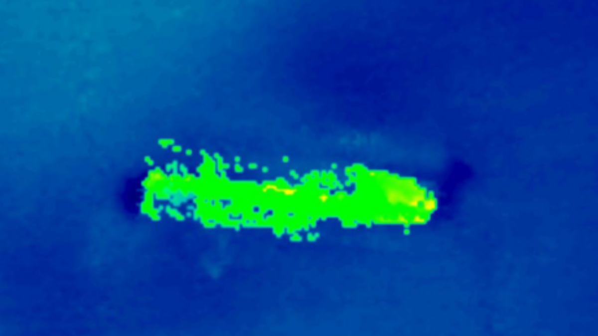 Mapas de sonar revelam destroços e alterações no relevo; marcas semelhantes ajudaram a localizar o SS Macumba (Foto: NOAA / Wikimedia Commons)