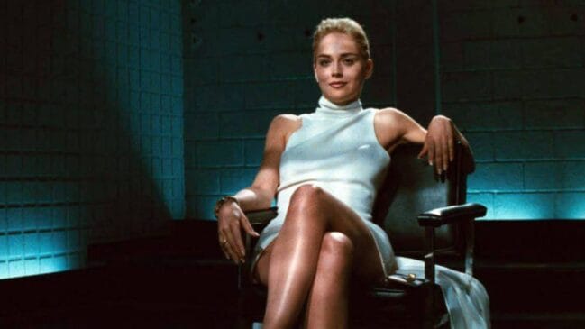 Sharon Stone em Instinto Selvagem