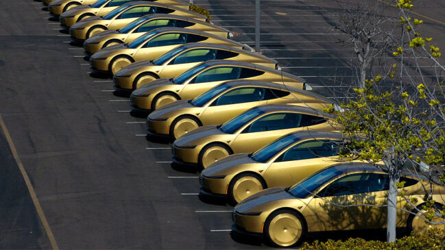 Cybercab é o carro autônomo da Tesla sem volante ou pedal de acelerador / Mike Blake/REUTERS
