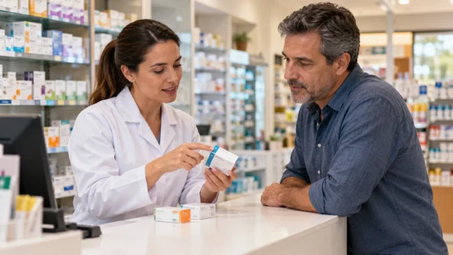 Profissionais podem orientar sobre o uso e as reações dos medicamentos. Imagem gerada por IA.