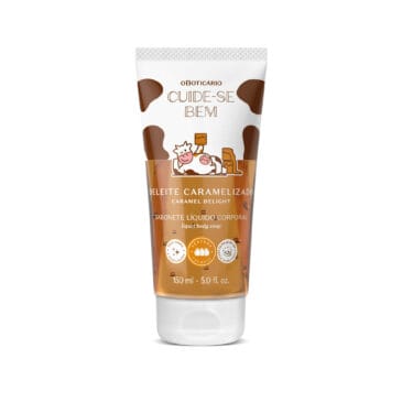 Sabonete Líquido Corporal Cuide-se Bem Deleite Caramelizado - Preço sugerido: R$ 52,90
Limpa suavemente sem ressecar, com textura cremosa que deixa a pele macia e delicadamente perfumada.
Foto: Divulgação