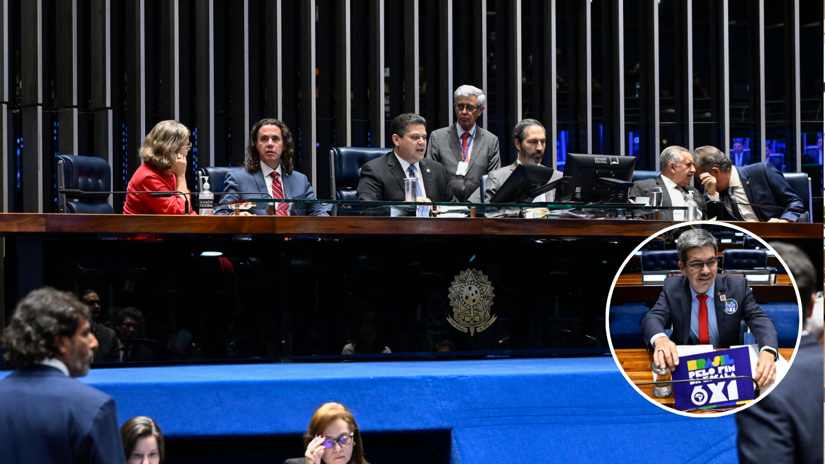 Plenário do Senado aprovou a PEC do fim da escala 6x1 nesta quarta / Carlos Moura/Agência Senado