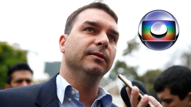 Flávio Bolsonaro se reuniu com alta cúpula da Globo nesta sexta / Tania Rego/Agência Brasil