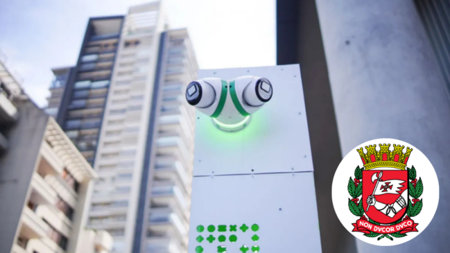 Câmeras do Smart Sampa ficaram expostas durante 11 meses / Reprodução