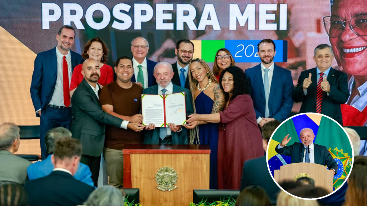 Presidente da República, Luiz Inácio Lula da Silva, durante Cerimônia sobre medidas para microempreendedores individuais, no Palácio do Planalto / Ricardo Stuckert