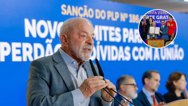 Presidente da República, Luiz Inácio Lula da Silva, durante Sanção do PLP nº 186/2026 (limites do MEI e remissão de créditos da União) / Ricardo Stuckert/PR