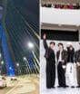 Ponte Estaiada será iluminada de roxo para dar boas-vindas ao BTS no Brasil