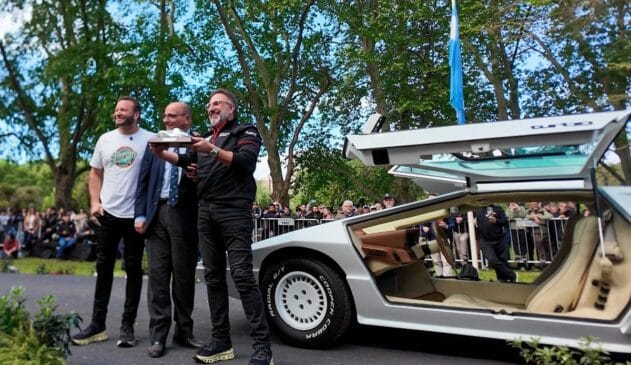 Objetivo era representar a história automotiva do país ao lado de um raro Concorde V8 / Divulgação/Parque Dream Car