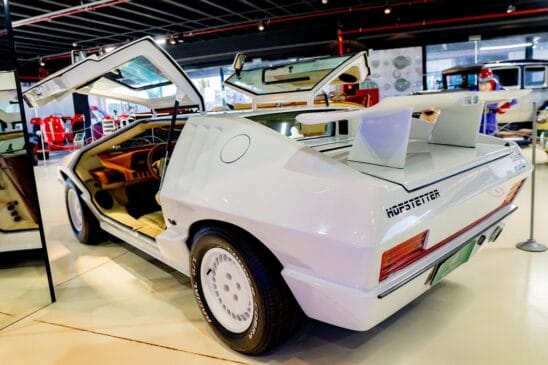 Hofstetter Turbo 1986 é equipado com portas asas-de-gaivota / Divulgação/Parque Dream Car