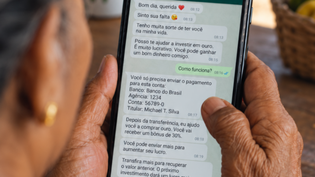 Vítima transferiu dinheiro para sete contas bancárias antes de perceber que não conseguia sacar os supostos lucros (Foto? Imagem Ilustrativa)