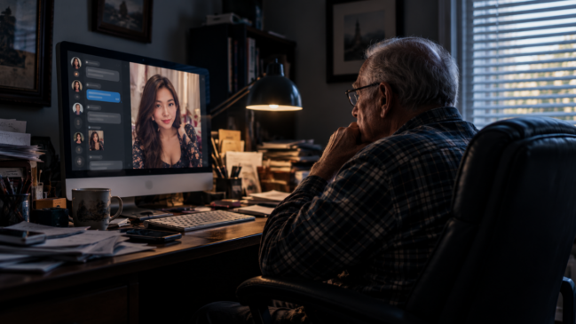 Clifford Perrin acreditou durante anos que havia se casado com uma mulher que nunca conheceu pessoalmente (Foto: Ilustração Gazeta de S.Paulo)