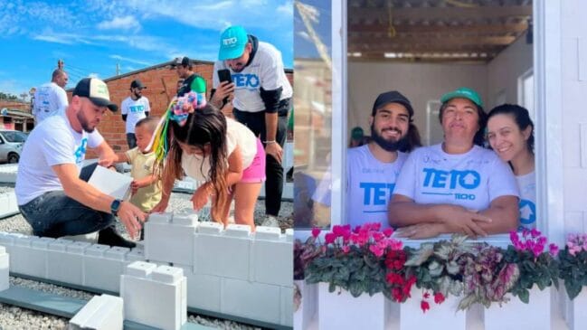 O projeto da TETO Brasil prevê durabilidade de até 25 anos e utiliza calhas para captar água da chuva.