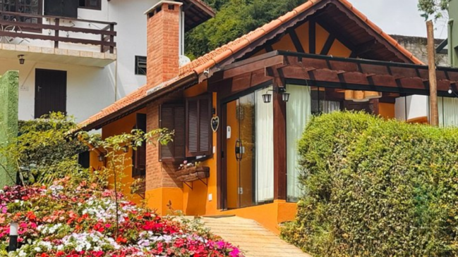 Monteiro Lobato combina paisagens de montanha, turismo rural e hospedagens serranas (Foto: Divulgação / Chalé Leopoldo / TripAdvisor)
