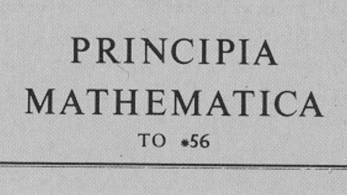 Principia Mathematica, obra escrita por Russell e Alfred North Whitehead que se tornou referência na tentativa de fundamentar a matemática pela lógica (Foto: Nick Dillinger / Wikimedia Commons)