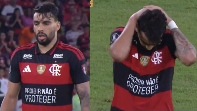 Lucas Paquetá lamentando