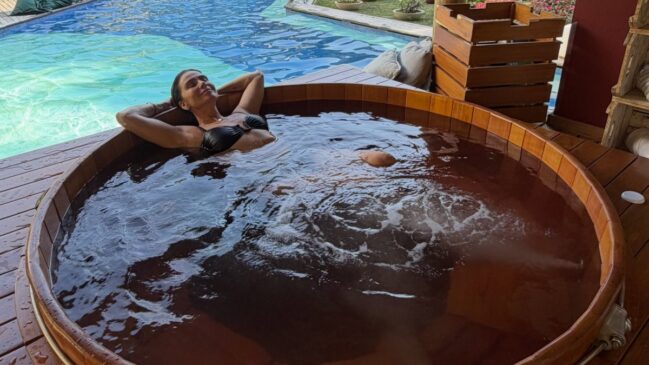 Giovanna Antonelli em seu ofurô