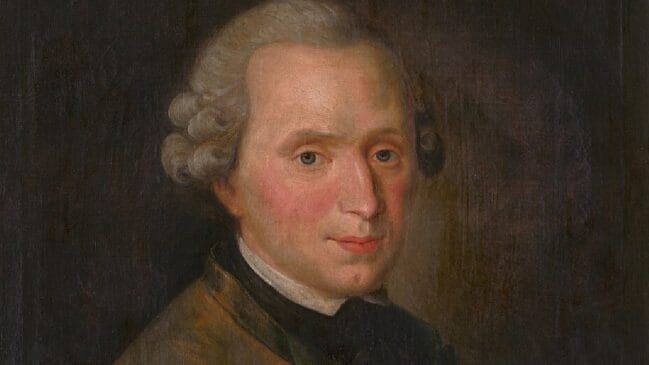 Immanuel Kant por Johann Christoph Frisch