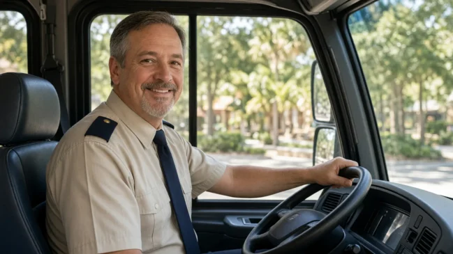 Pediu demissão do emprego e se mudou para a Flórida aos 44 anos para dirigir ônibus no Walt Disney World