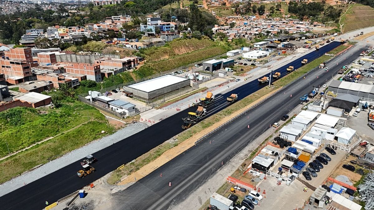 Obras do Trecho Norte do Rodoanel alcançaram 73%