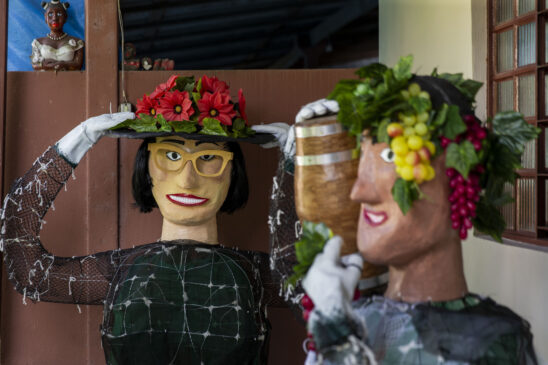 Bonecos carnavalescos em São Luiz do Paraitinga