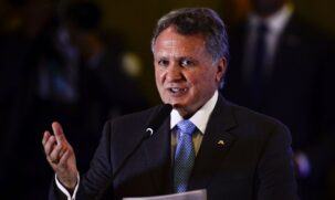 Ndiretor-geral brasileiro da Itaipu Binacional, almirante Anatalício Risden Junior