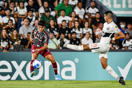 Partida entre Olimpia e Fluminense, válido pela Copa Libertadores da America 2022, no estádio Defensores Del Chaco, em Assunção, Paraguai, nesta quarta-feira