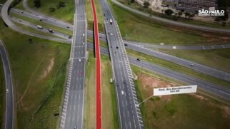 Projeto de ciclovia na rodovia dos Bandeirantes