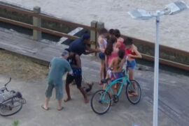 Trio de ladrões assaltam turistas em São Vicente