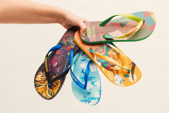 Batizado de "Quebrada Cria", o projeto selecionou quatro nomes para estampar quatro modelos inéditos de sandálias