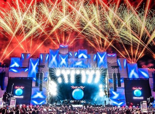 Organização do Rock in Rio anunciou neste domingo (19/7) que os ingressos para o dia 7 de setembro, que terá ninguém mais ninguém menos do que Elton John como headliner do Palco Mundo, estão quase esgotados. Foto: Divulgação