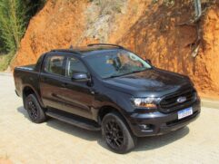 Apresentada no Brasil há um ano, foi o primeiro lançamento da Ford após o fim da produção local e trouxe uma opção inédita no segmento: motor a diesel e tração traseira