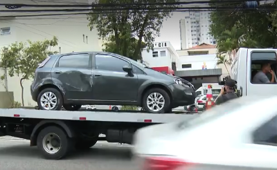 Veículo dirigido por Carlos Lopes quando o idoso foi atropelado
