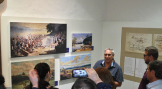 Exposição sobre o Rio Tietê em Porto Feliz
