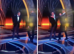 Will Smith dá um tapa em Chris Rock no Oscar