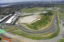 Vista aérea do autódromo de Interlagos